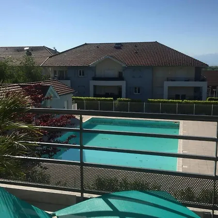 Appartement Pool Quiet View Of Montain Gex